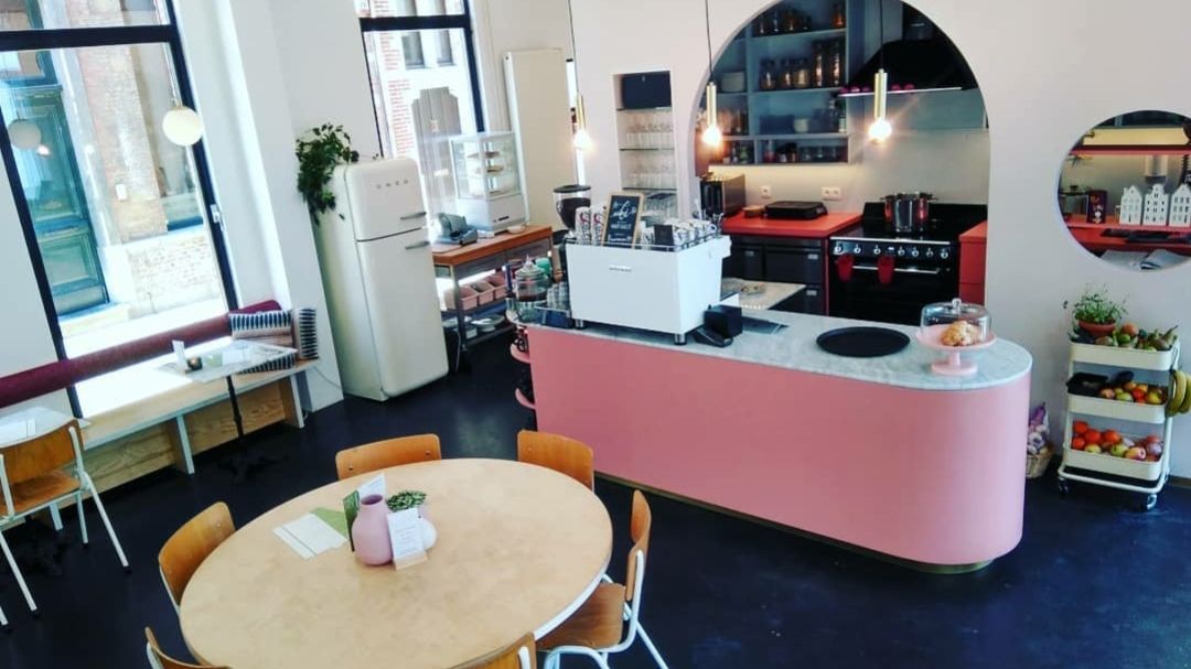 Restaurant vegan à Anvers en Belgique.