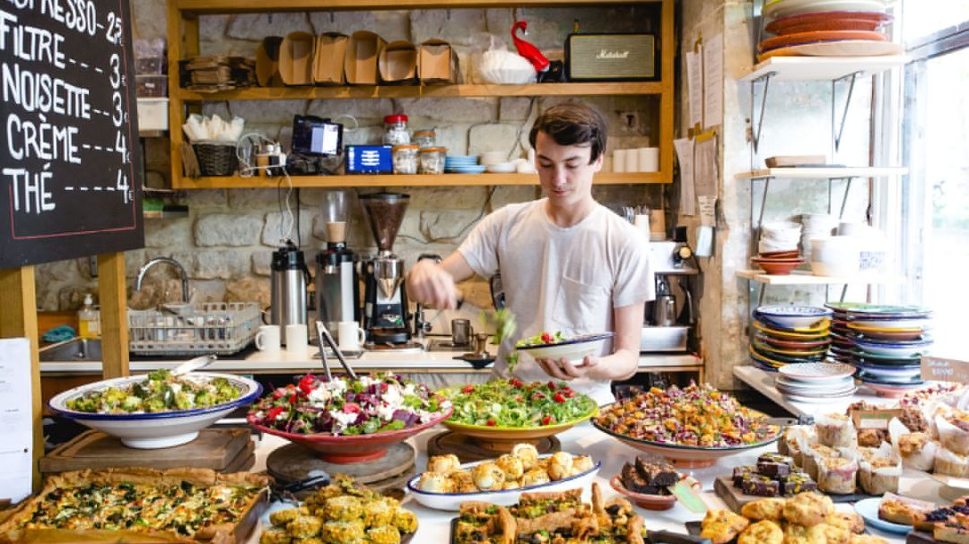 Ima cantine, restaurant vegan quai Valmy, Paris.