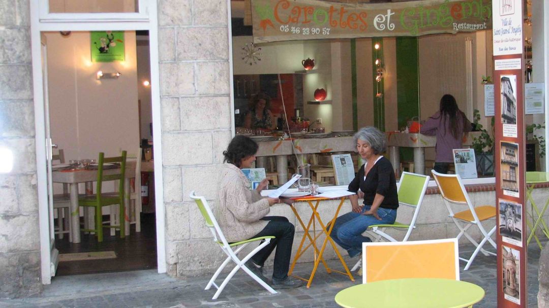 vue depuis la terrasse du restaurant Carottes et Gingembre