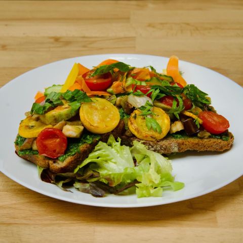 Tartine de légumes