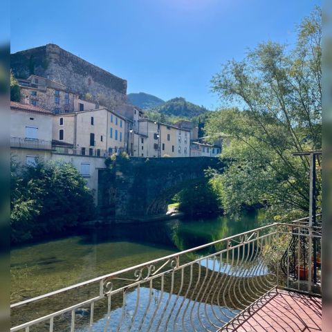 La vue de la terrasse