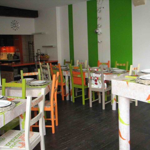 Salle du restaurant Carottes et Gingembre