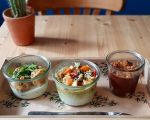 plats vegans en bocaux